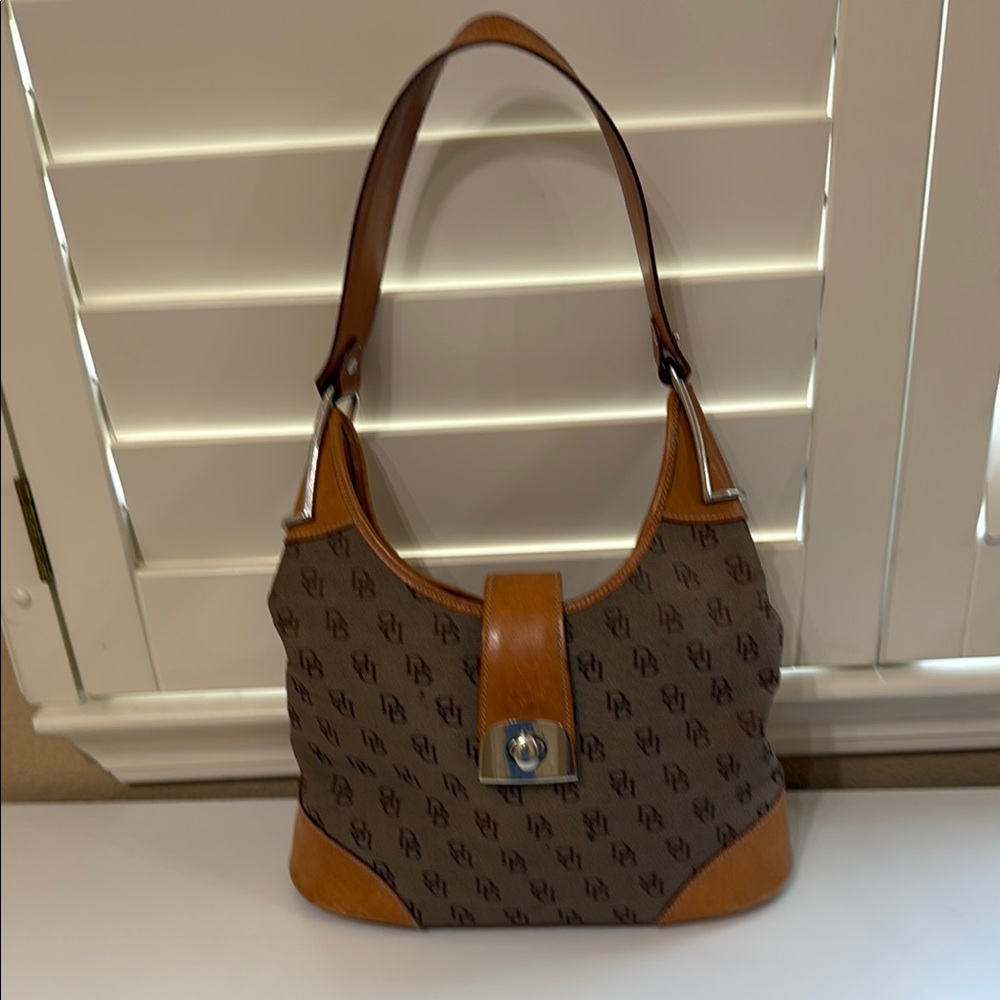 Brown Dooney & Bourke Shoulder Bag